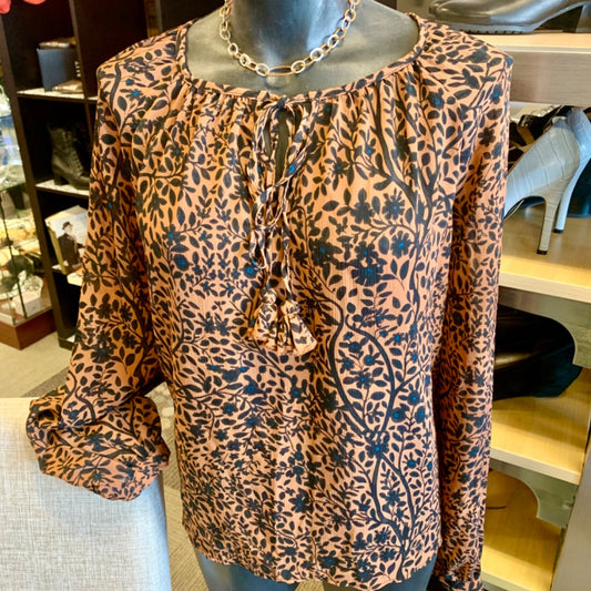 Ricki's, Tops, Large Nutmeg/Black