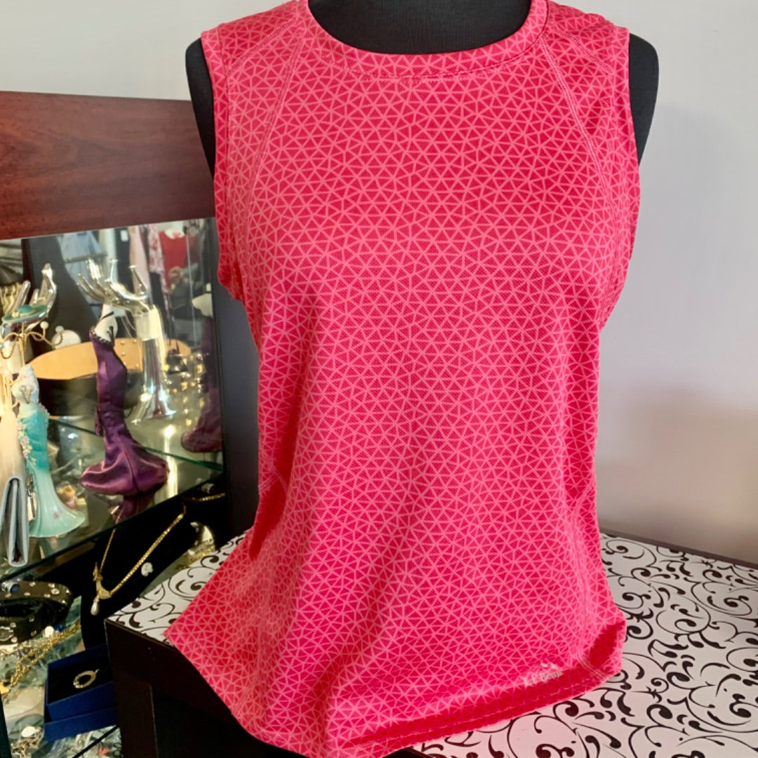 LL Bean, Top Sleeveless, Medium Muted Pink