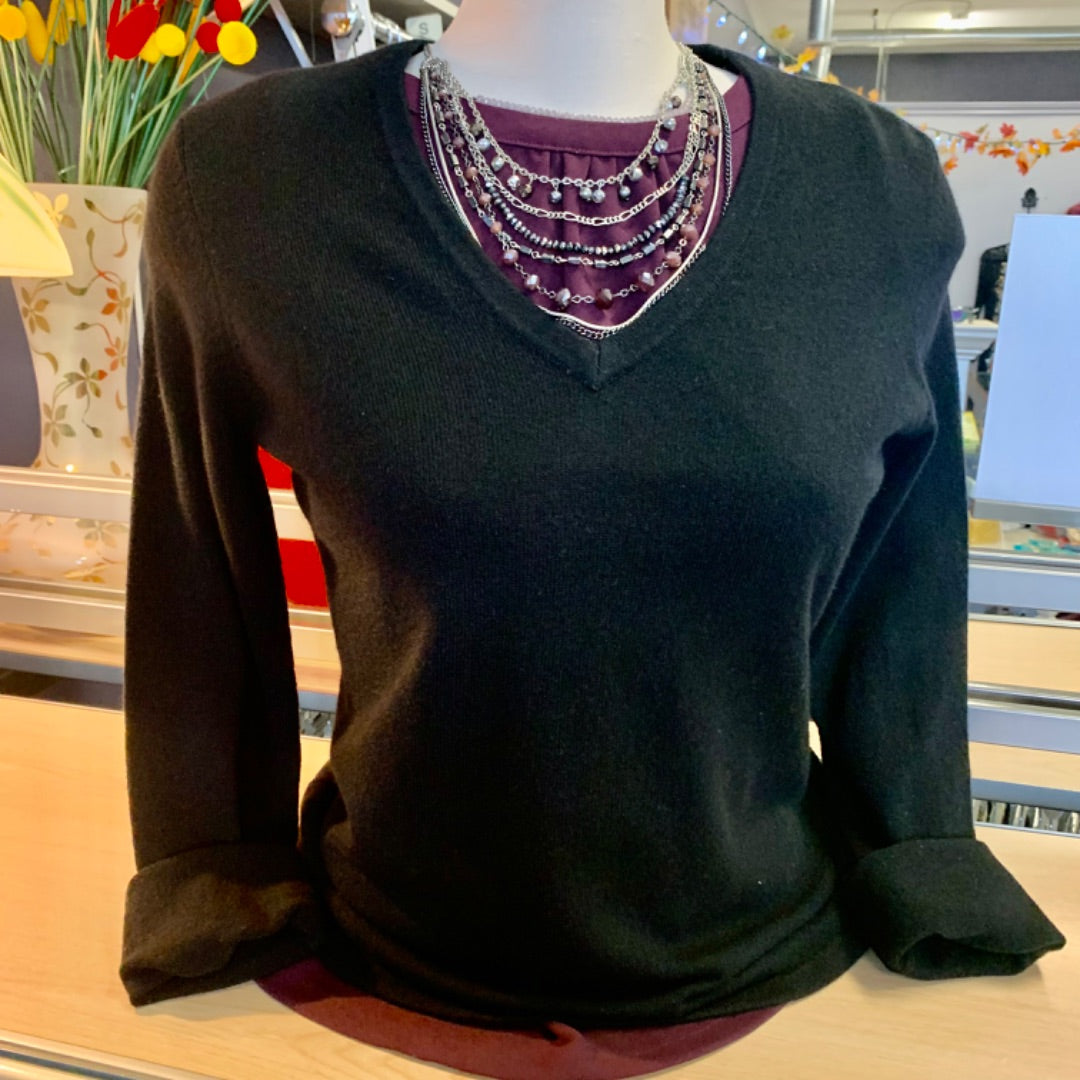 Lands End, Sweaters, Small Black