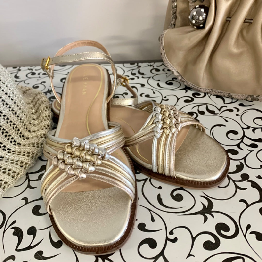 Cole Haan, Footwear, Size 9 Metallic