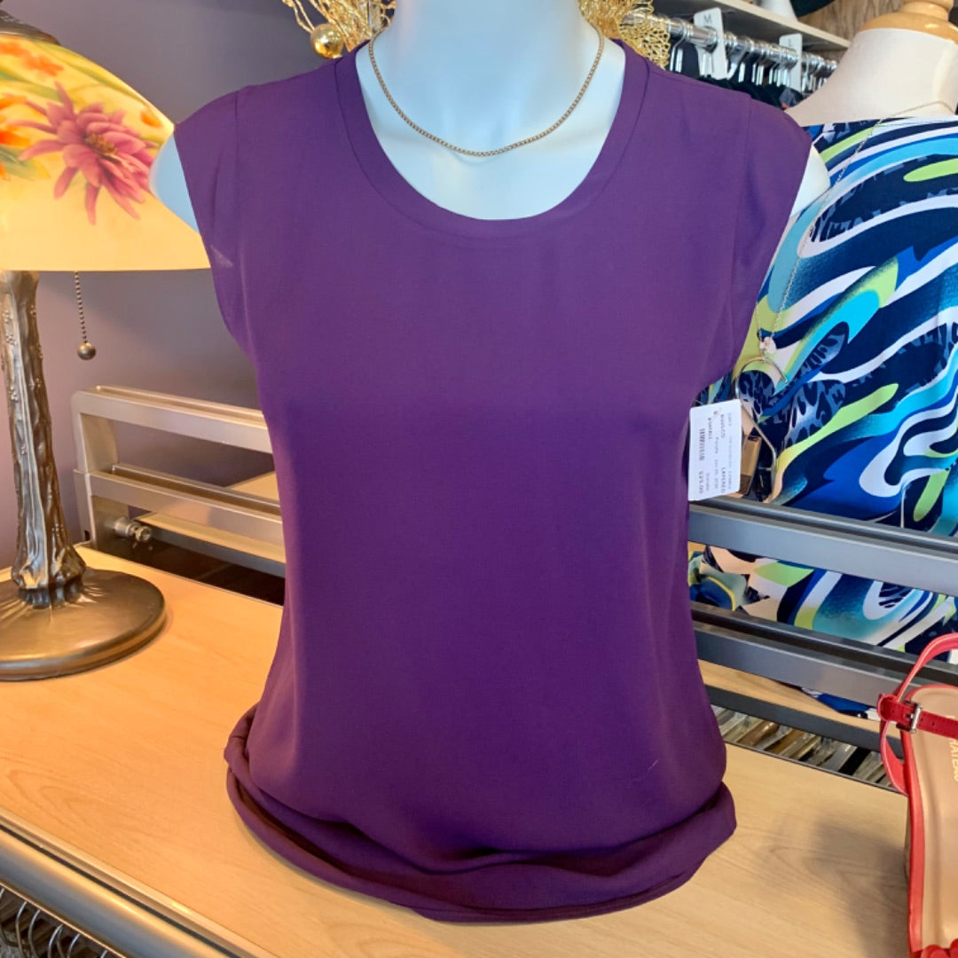 RW&Co, Top Sleeveless, XSmall Purple