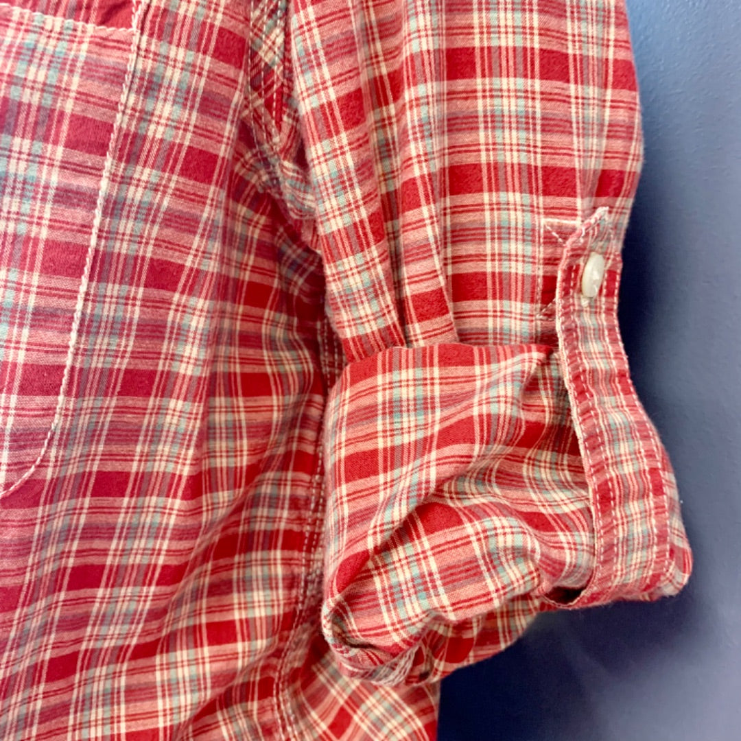 Lauren Jeans, Medium Red White