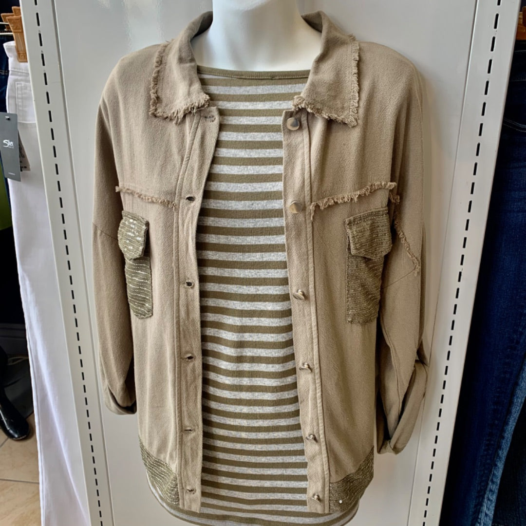 Alina's Exclusives, Jackets, Medium Khaki