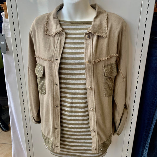 Alina's Exclusives, Jackets, Medium Khaki