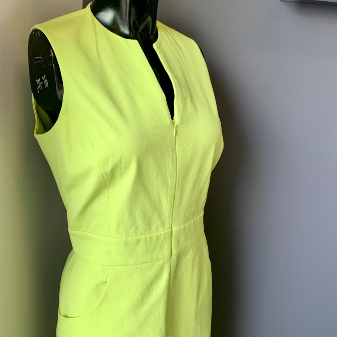McLaughlin, Dresses, Size 2 Limegreen