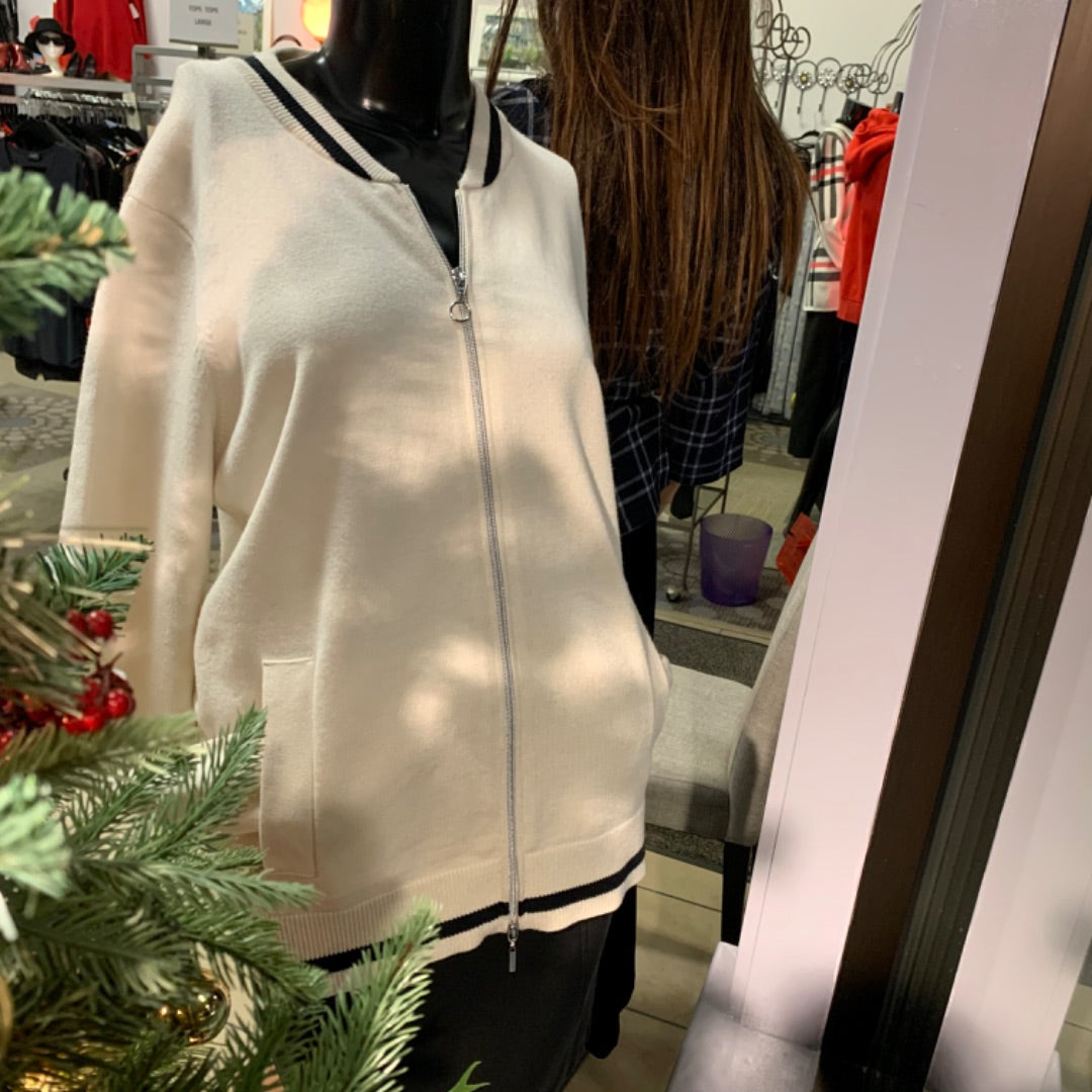 Olsen, Sweaters, Large Cream