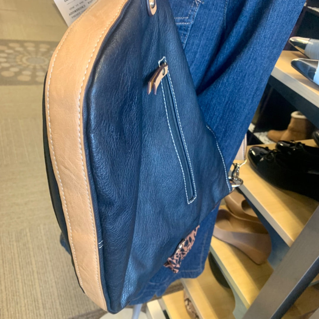 Naturalizer, Purses/handbags, Large Navy Tan