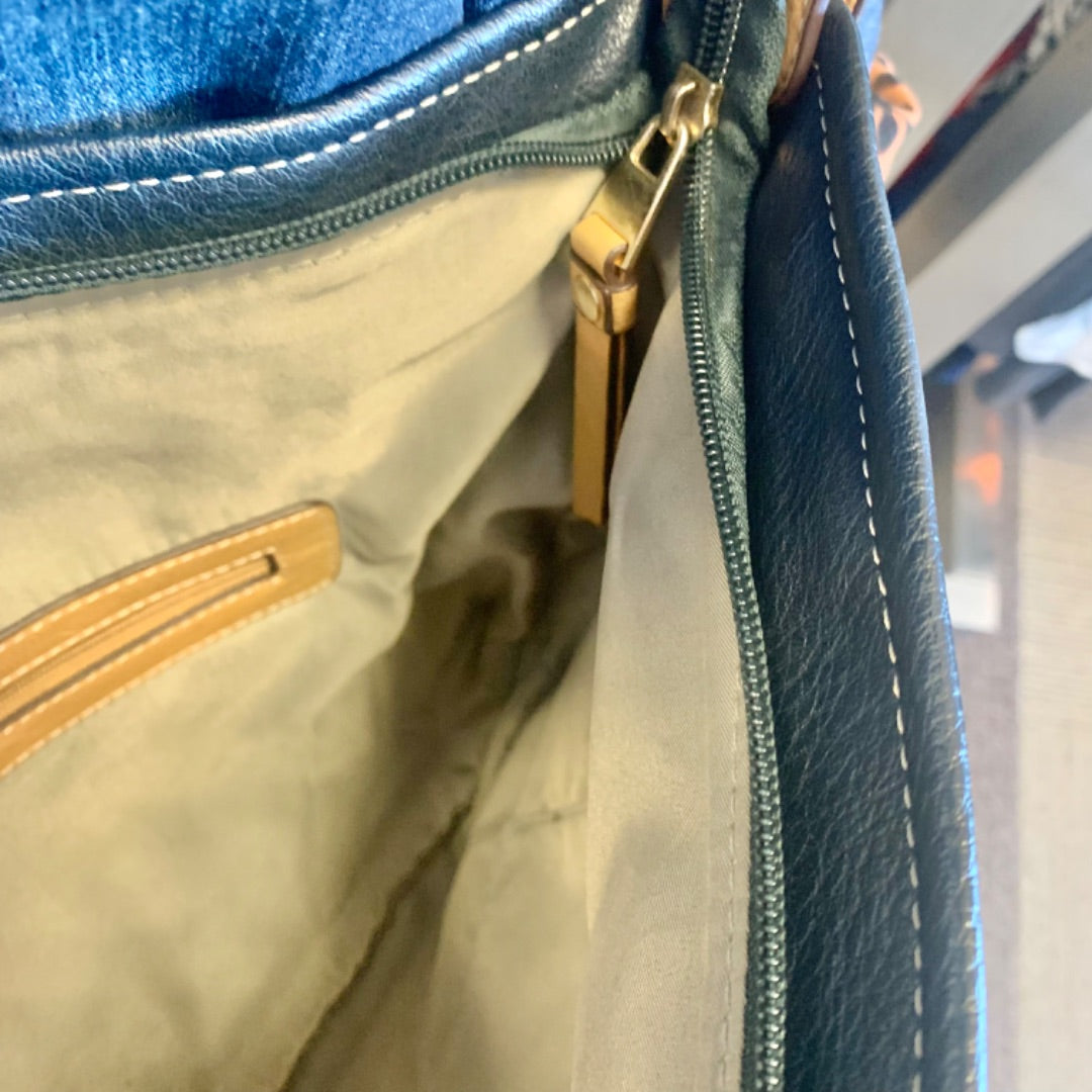 Naturalizer, Purses/handbags, Large Navy Tan