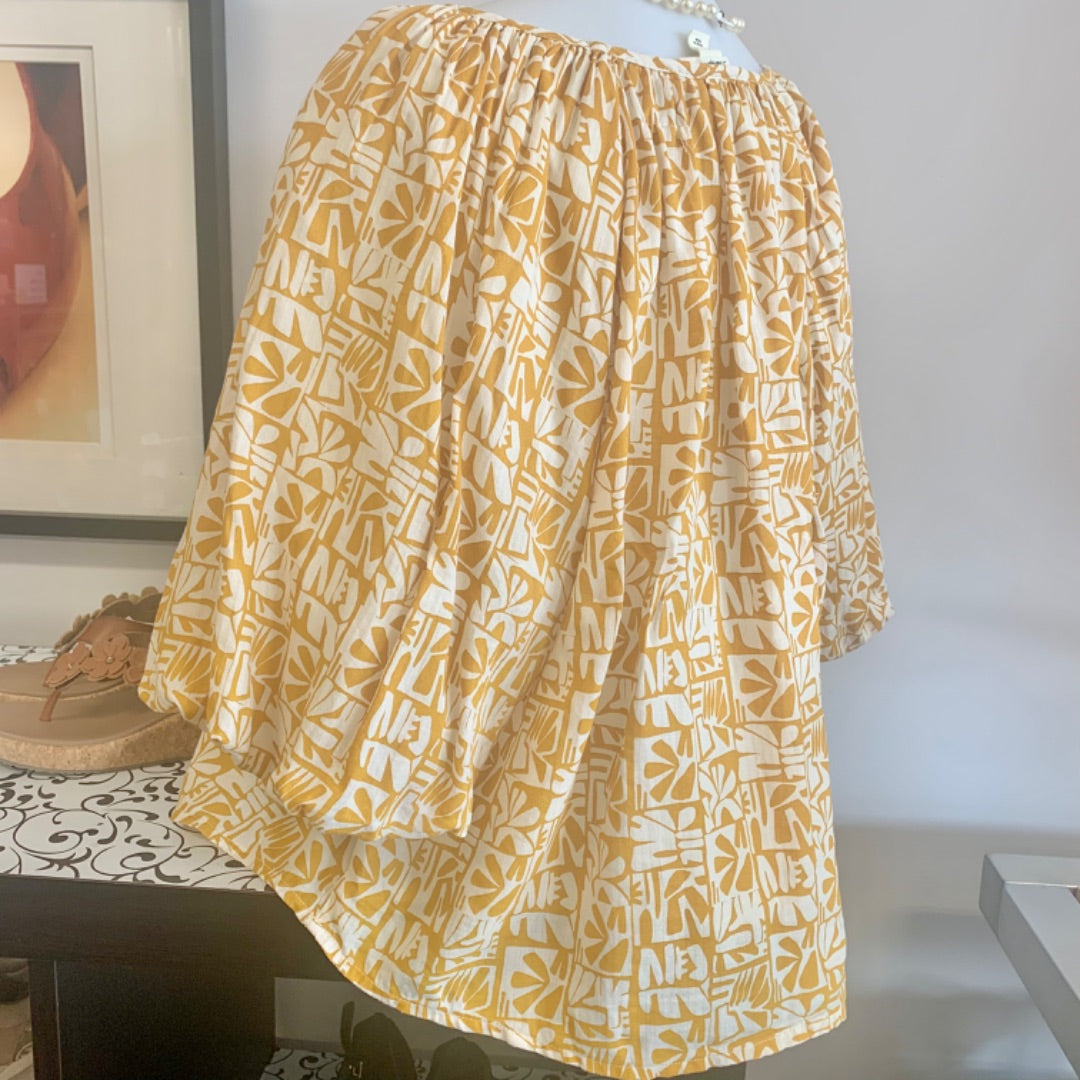 a.n.a, Tops, Large Ocher Beige