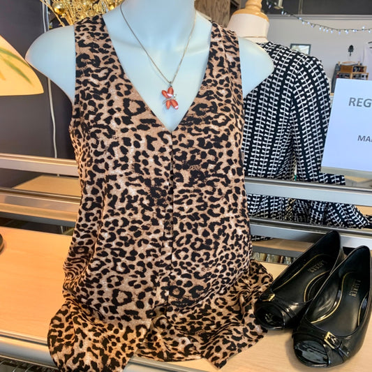 Daniel Rainn, Top Sleeveless, Small Brown Black
