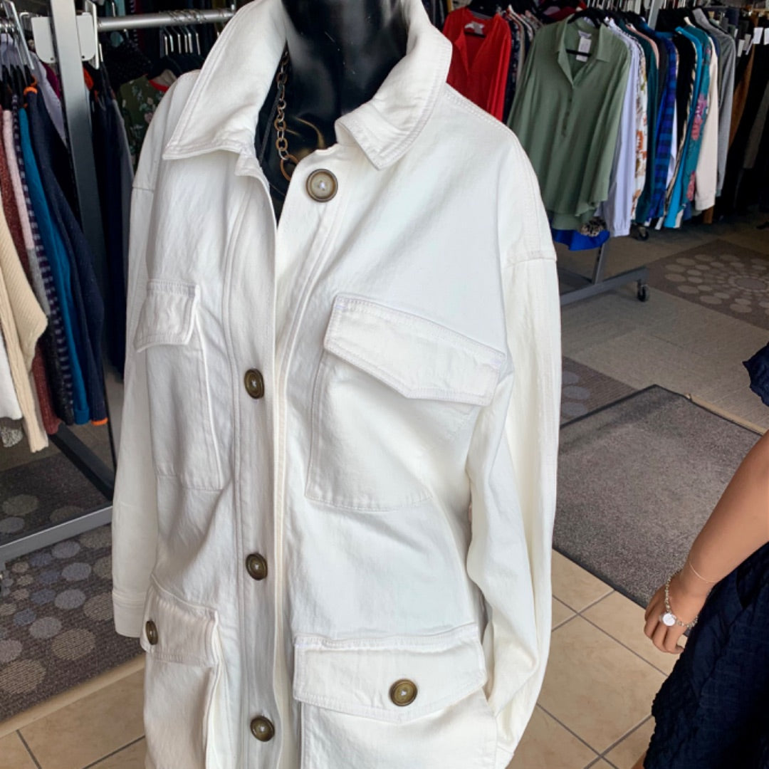 Rickis NWT, M / L Ivory