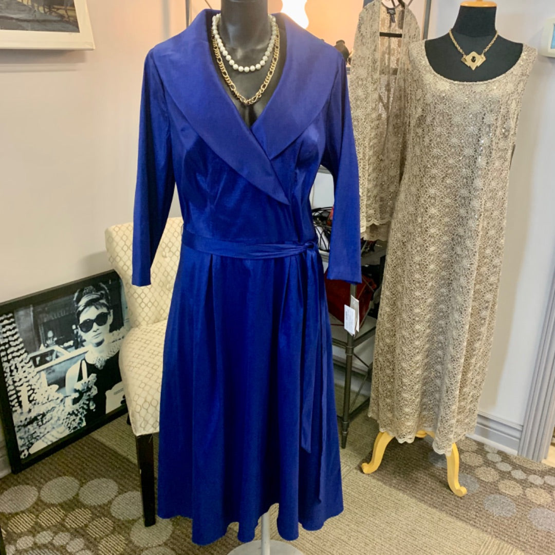 Alex Evenings, Dresses, Size 16 Royal Blue