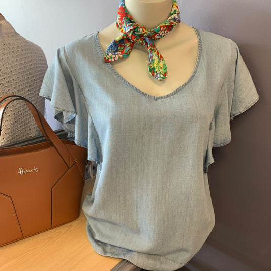 RW&Co Vneck, Small Blue