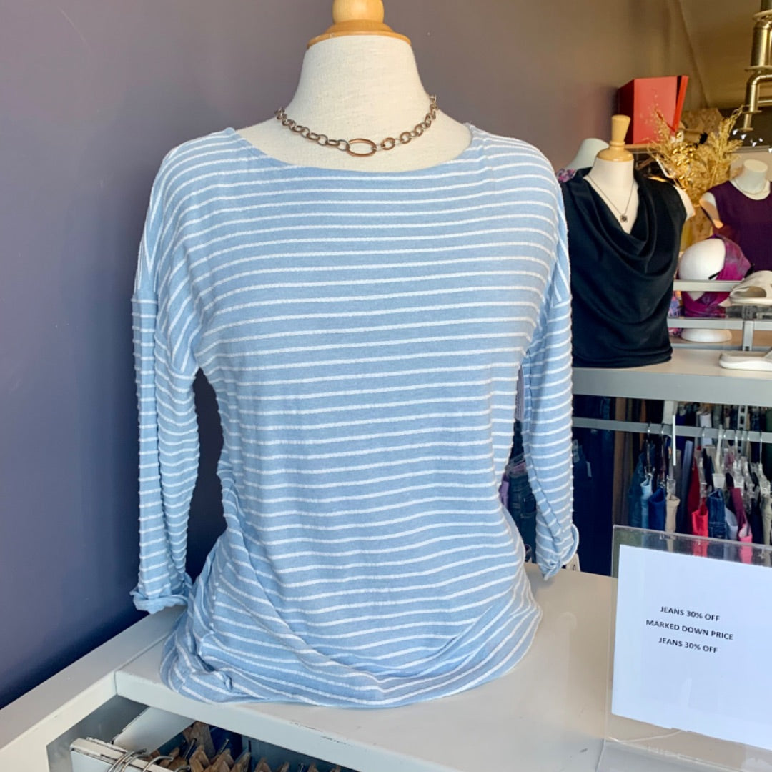 ONLY, Tops, Medium Blue White
