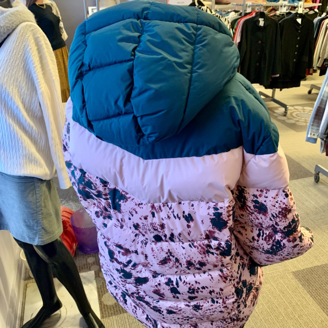 Columbia, Coats, XLarge Teal Pink