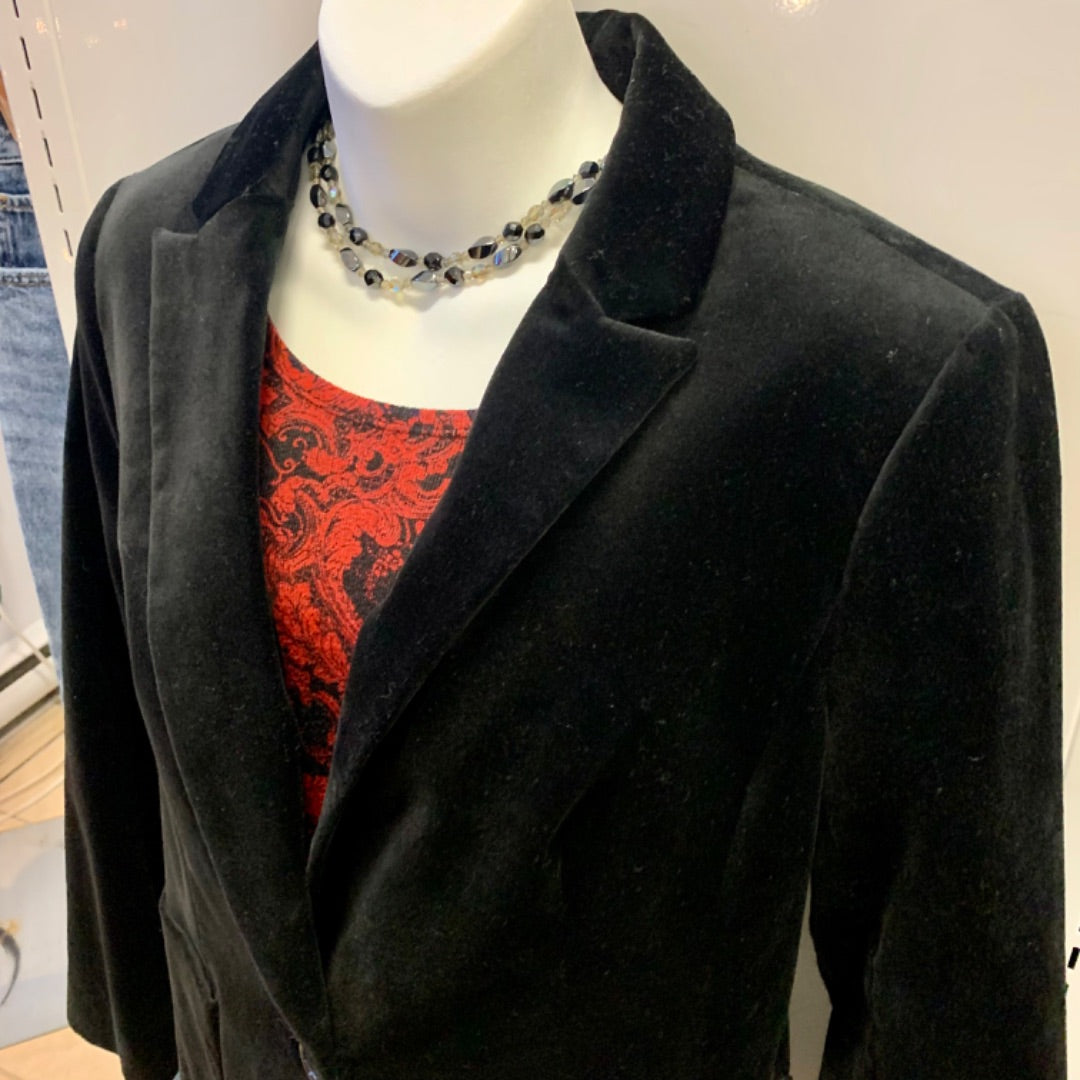 Talbots, Jackets, Medium Black