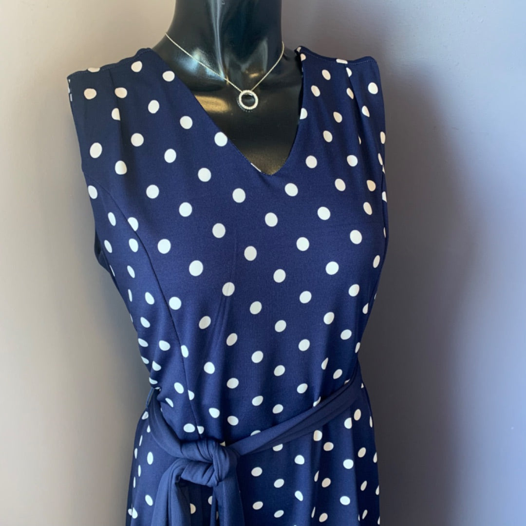 Charlie Paige, Dresses, Medium Navy White