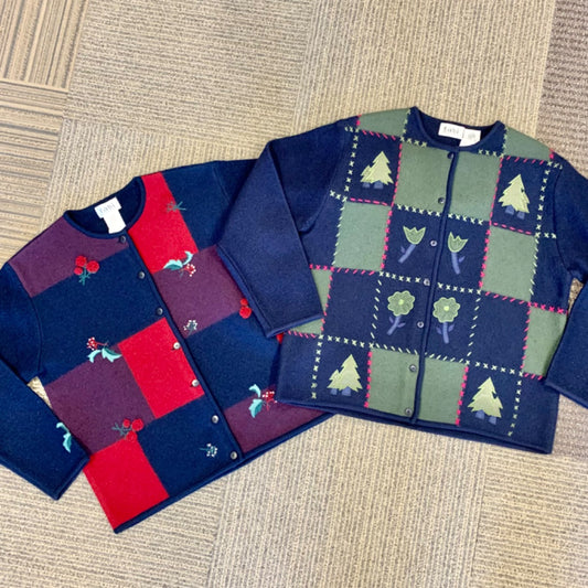 Tabi Christmas, Large Navy green