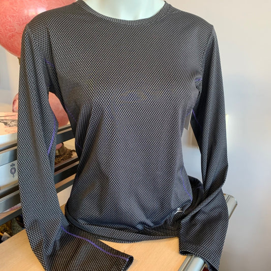 Run Girl Run, Active Wear, Large Black White