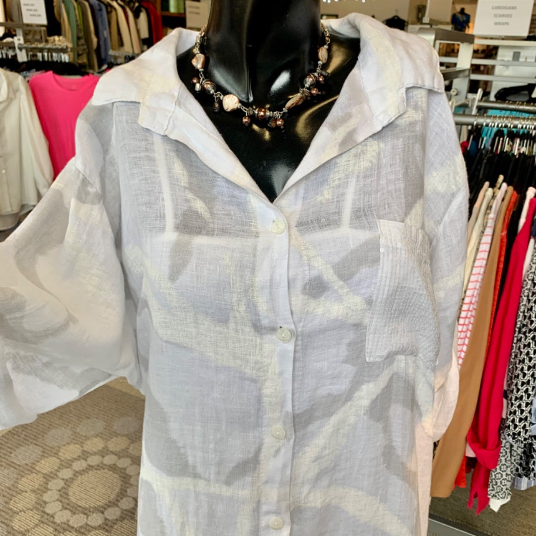 MNRK, Dresses, XLarge White Grey