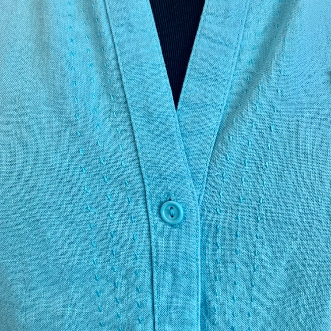 Papaya, Top Sleeveless, Medium Aqua