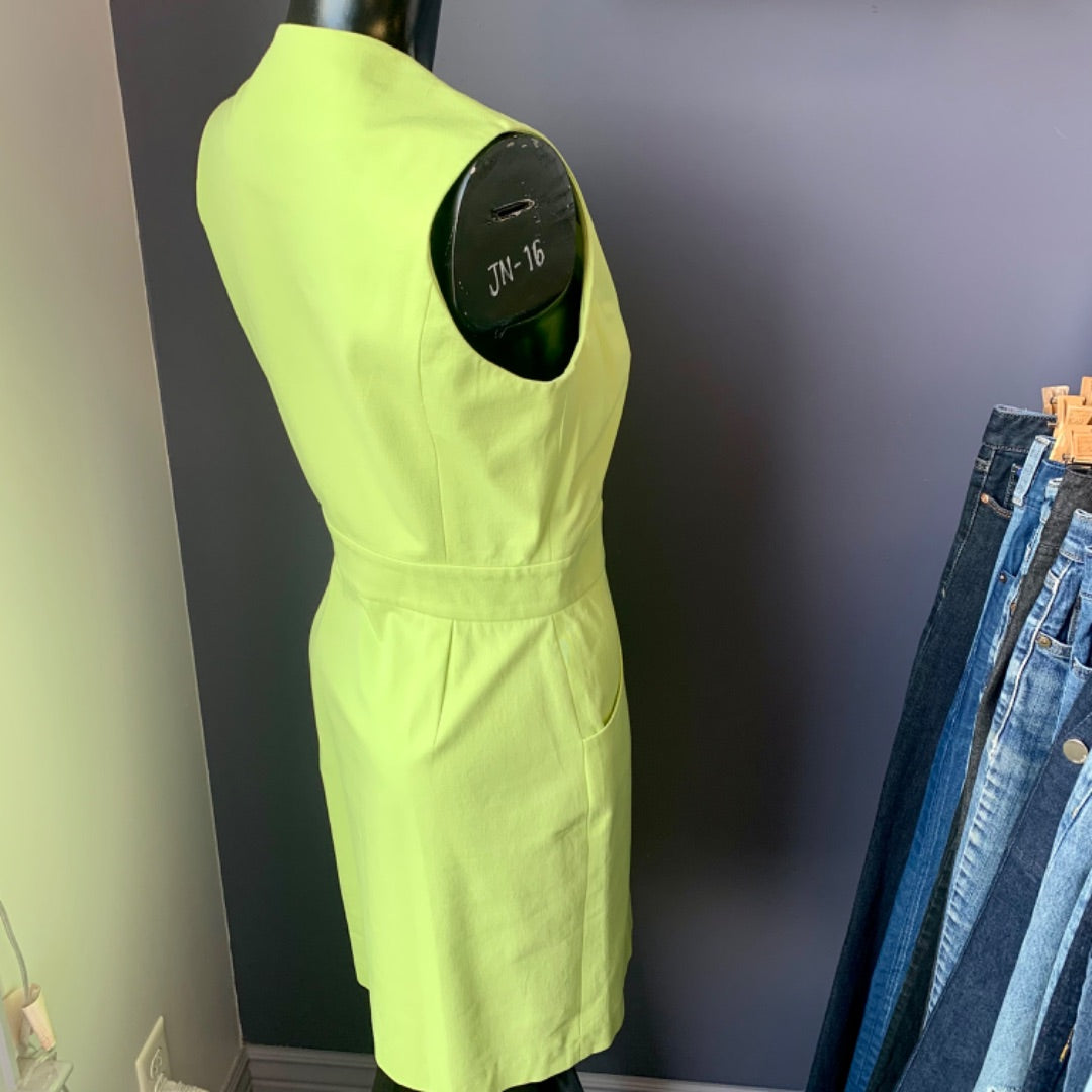 McLaughlin, Dresses, Size 2 Limegreen