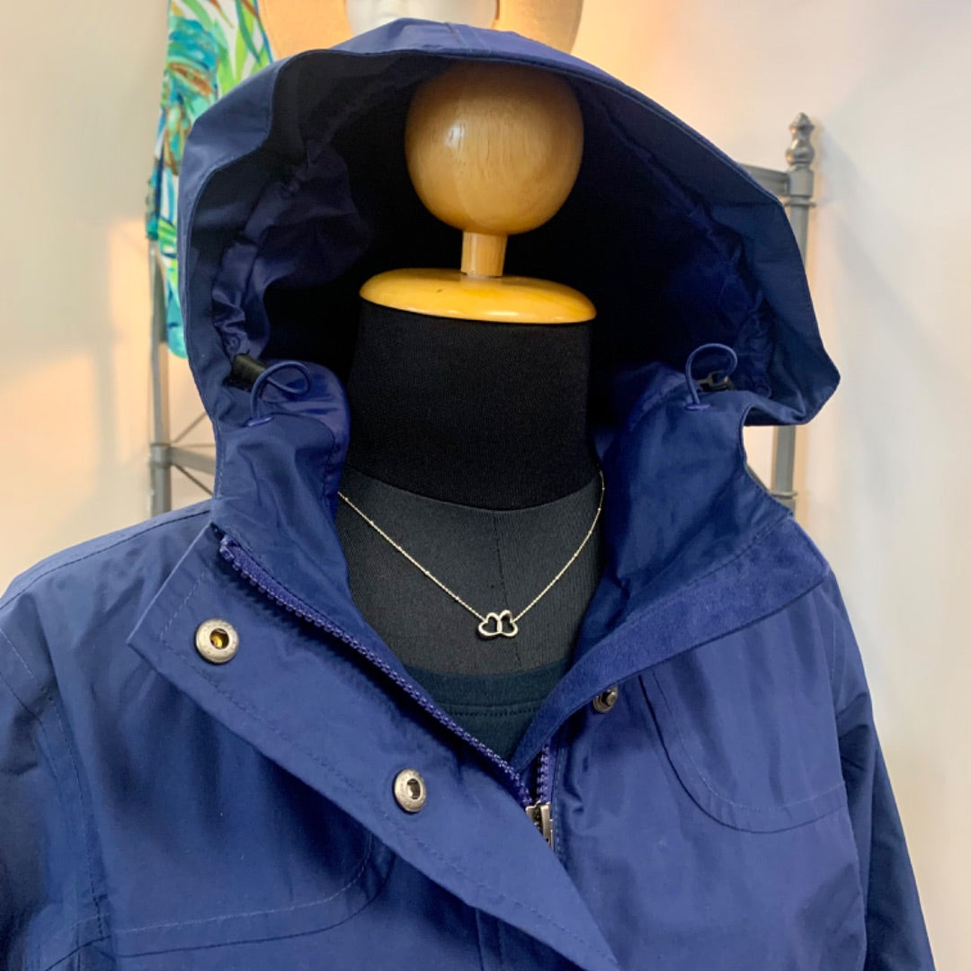 LL Bean, Coats, Small / M Petite Blue