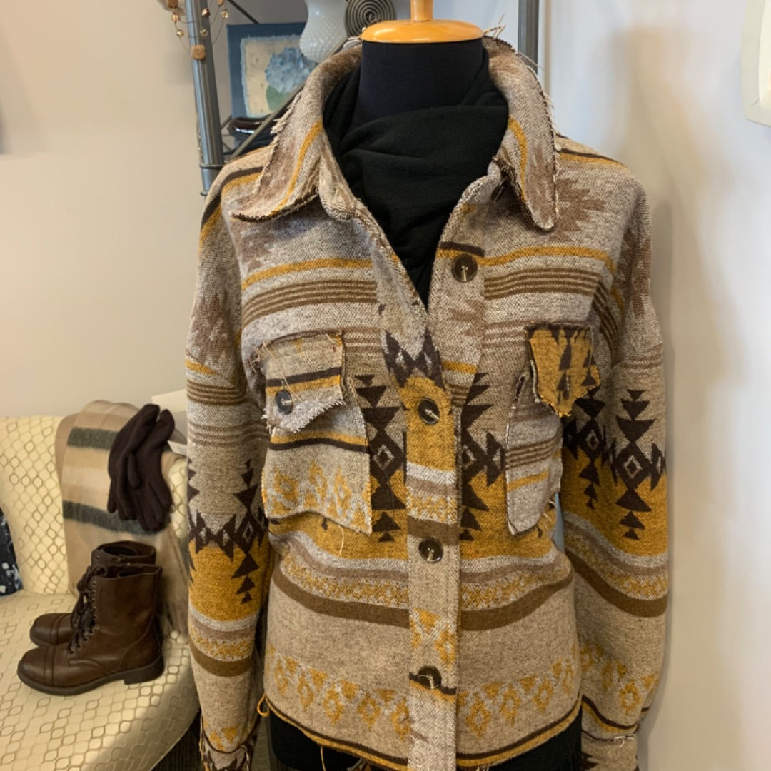 La Miel, Jackets, Large Brown Ocher