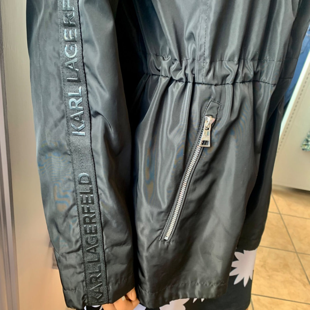 Karl Lagerfeld, Coats, Medium Black