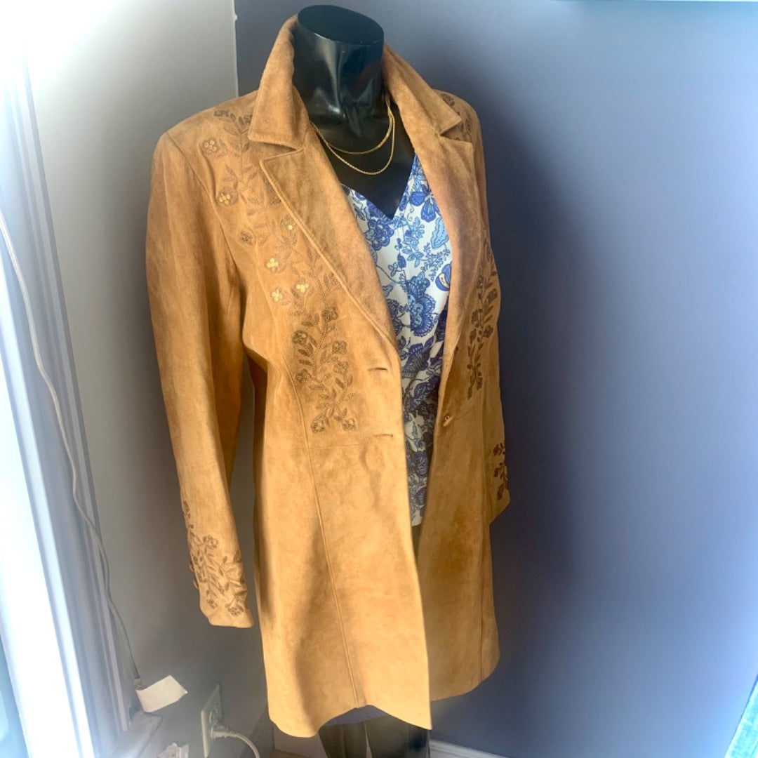 Scully, Coats, Size 8 Tan Brown