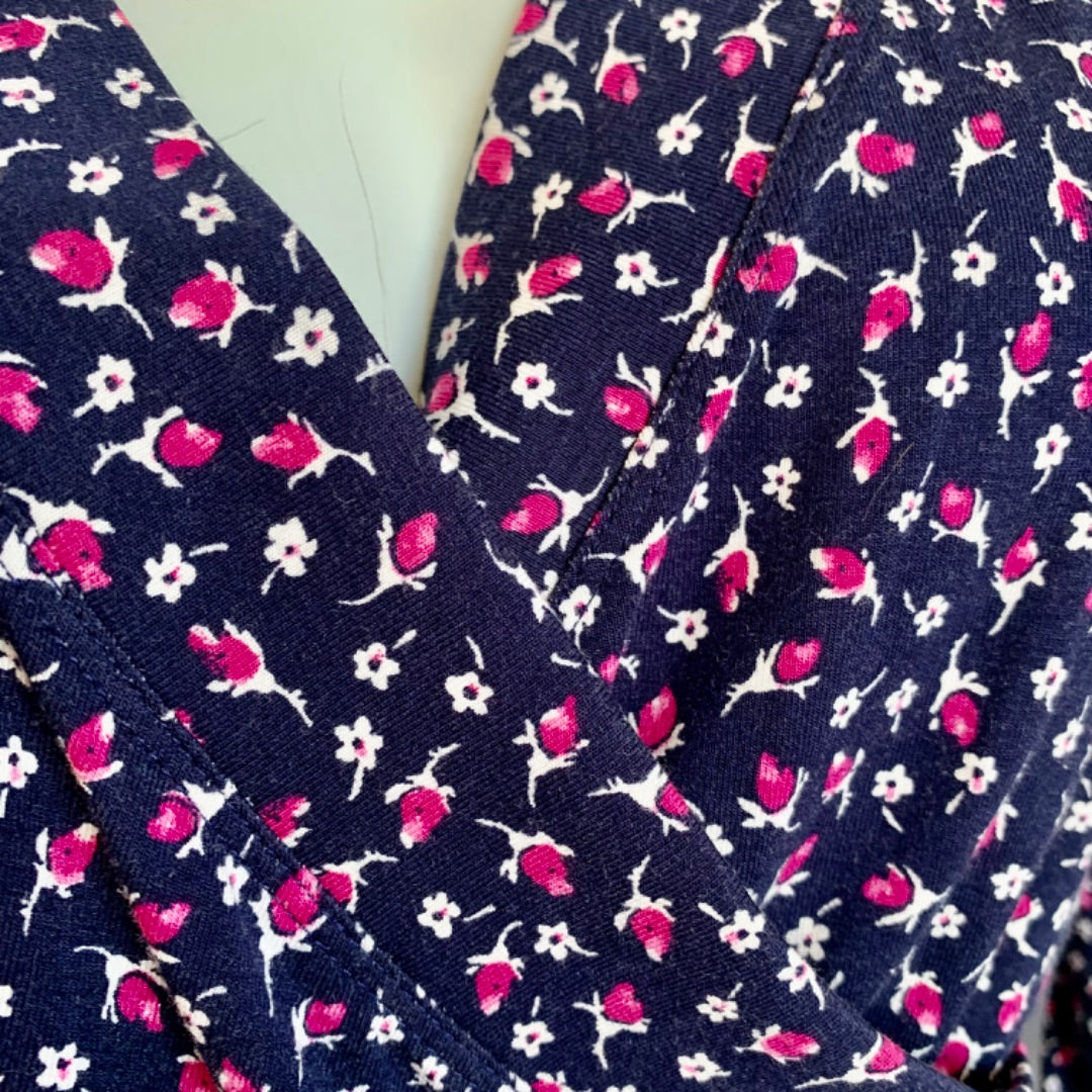Ralph Lauren, Tops, Large Navy Fuchsia White