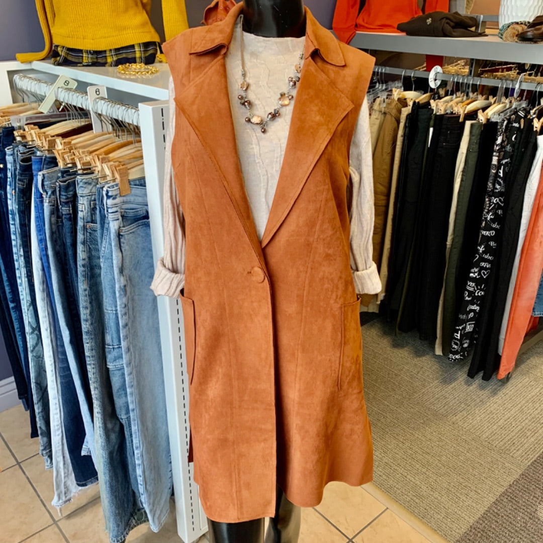 Solitaire, Tops, Medium Brown