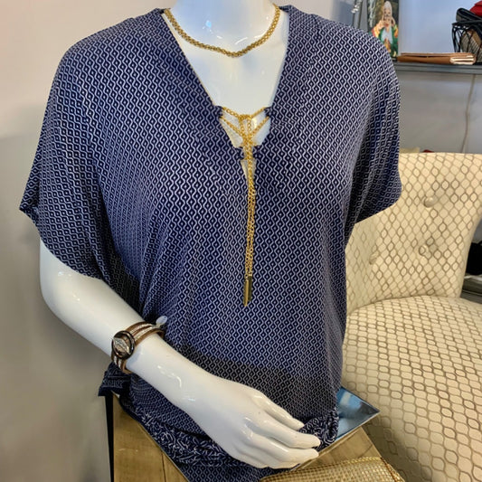 Michael Kors, Medium Navy white