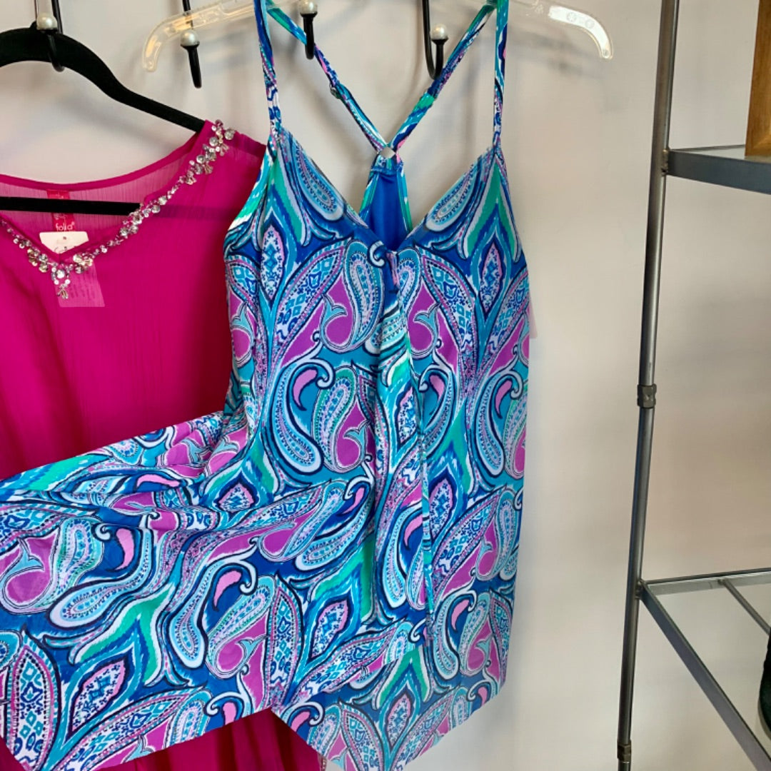 Beach House, Bathing Suits, Size 8 Mlt Teal