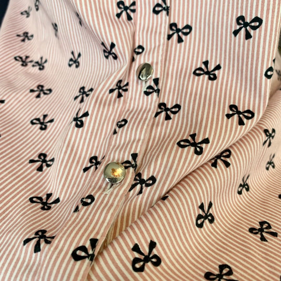 New York & Co, Blouses, Medium Pink White Black