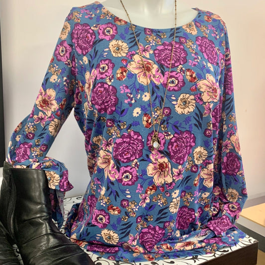 Gilli, Tops, Small Blue Petrol Magenta