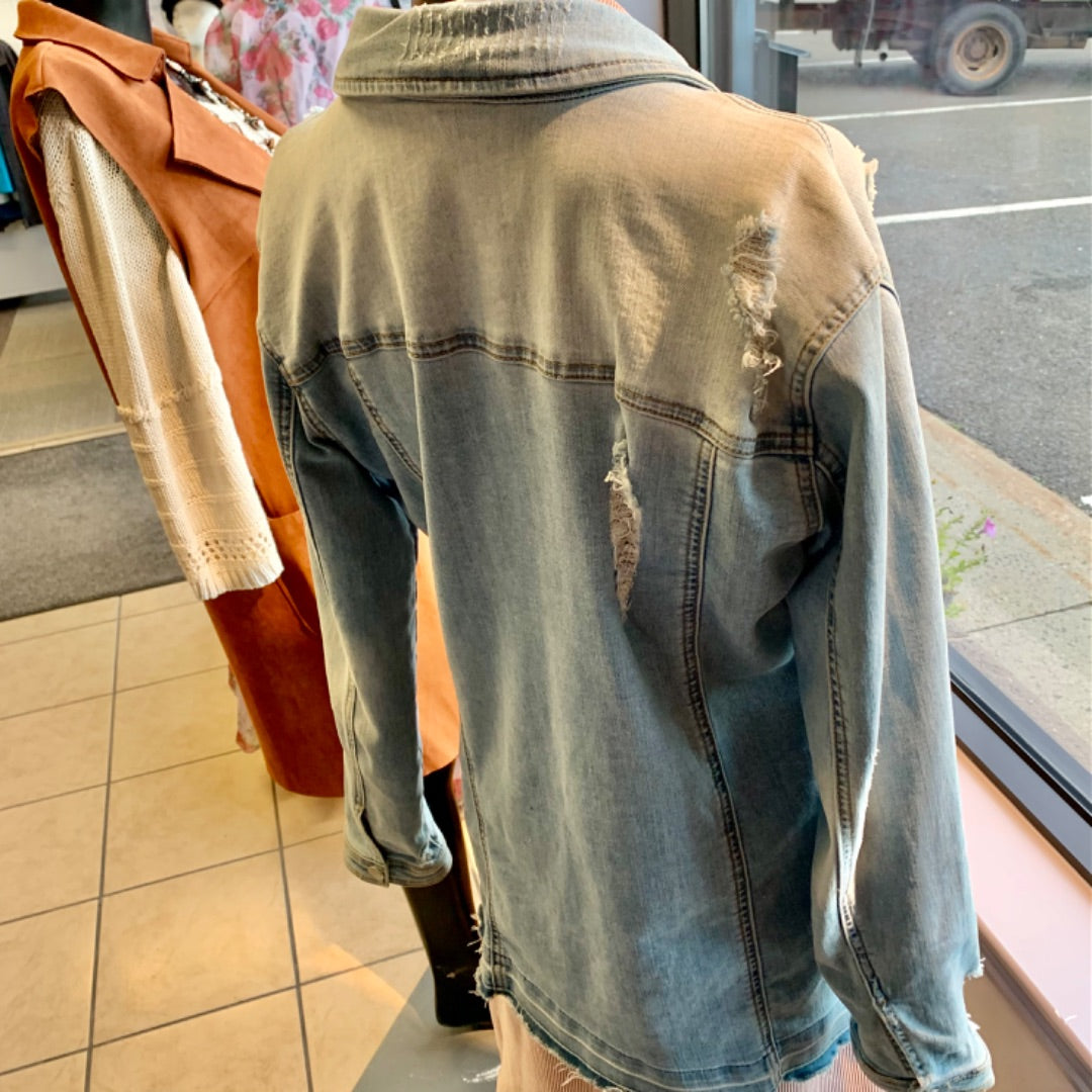 Tribal Jeans, Jackets, Small M Blue