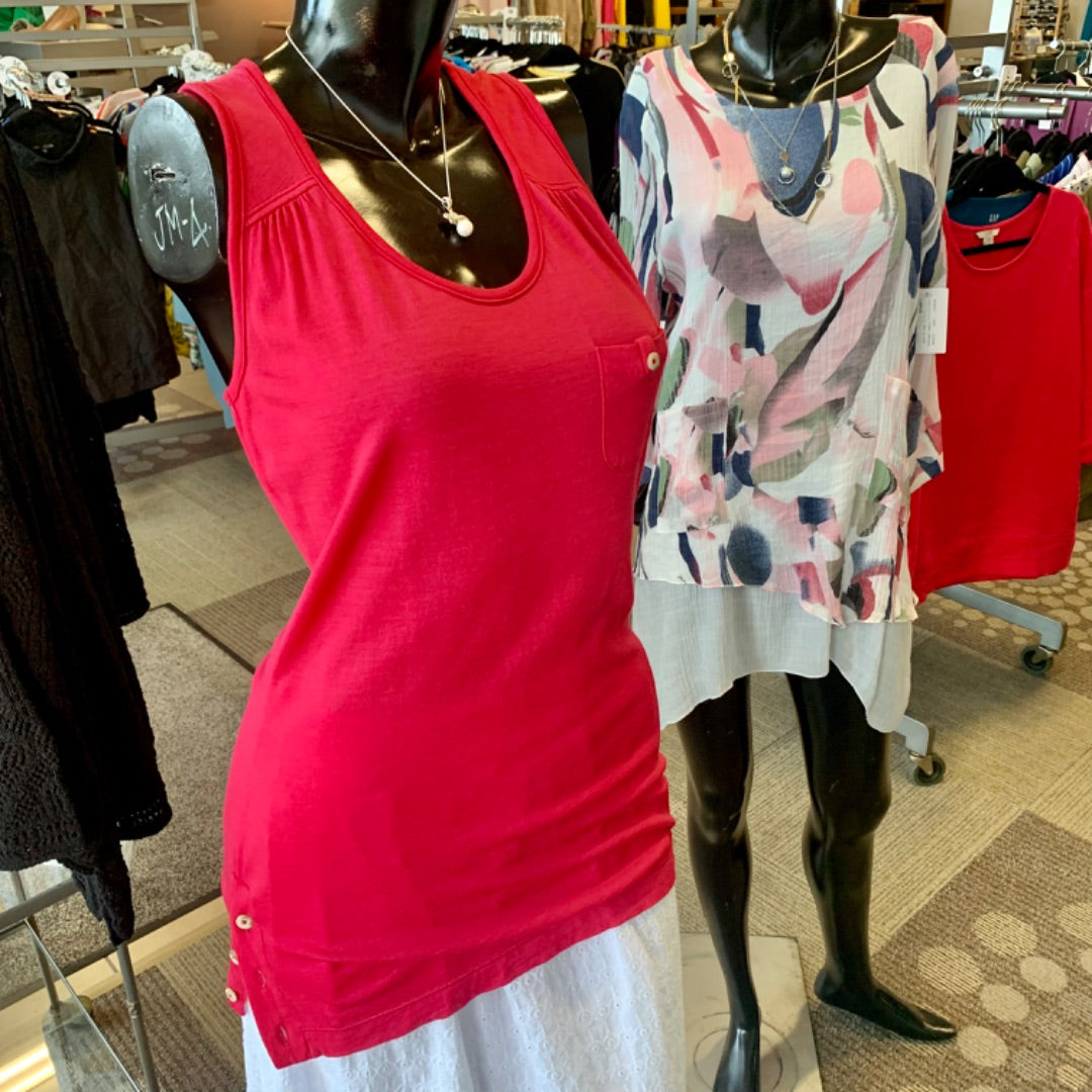 Mountain Equipment, Top Sleeveless, Small Cerise