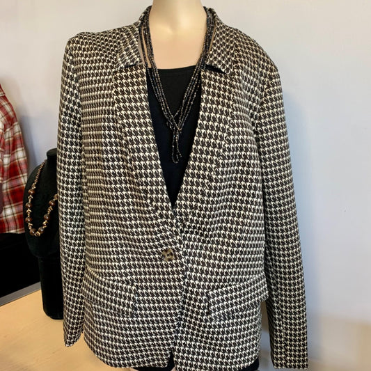 Liverpool NWT Houndstooth, XLarge Brown, Beige