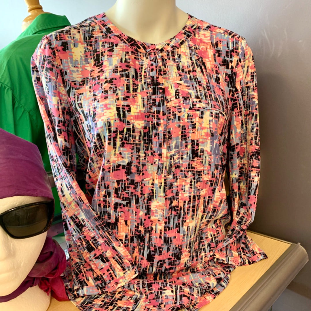 NYDJ, Tops, Large Pink Purple Multi