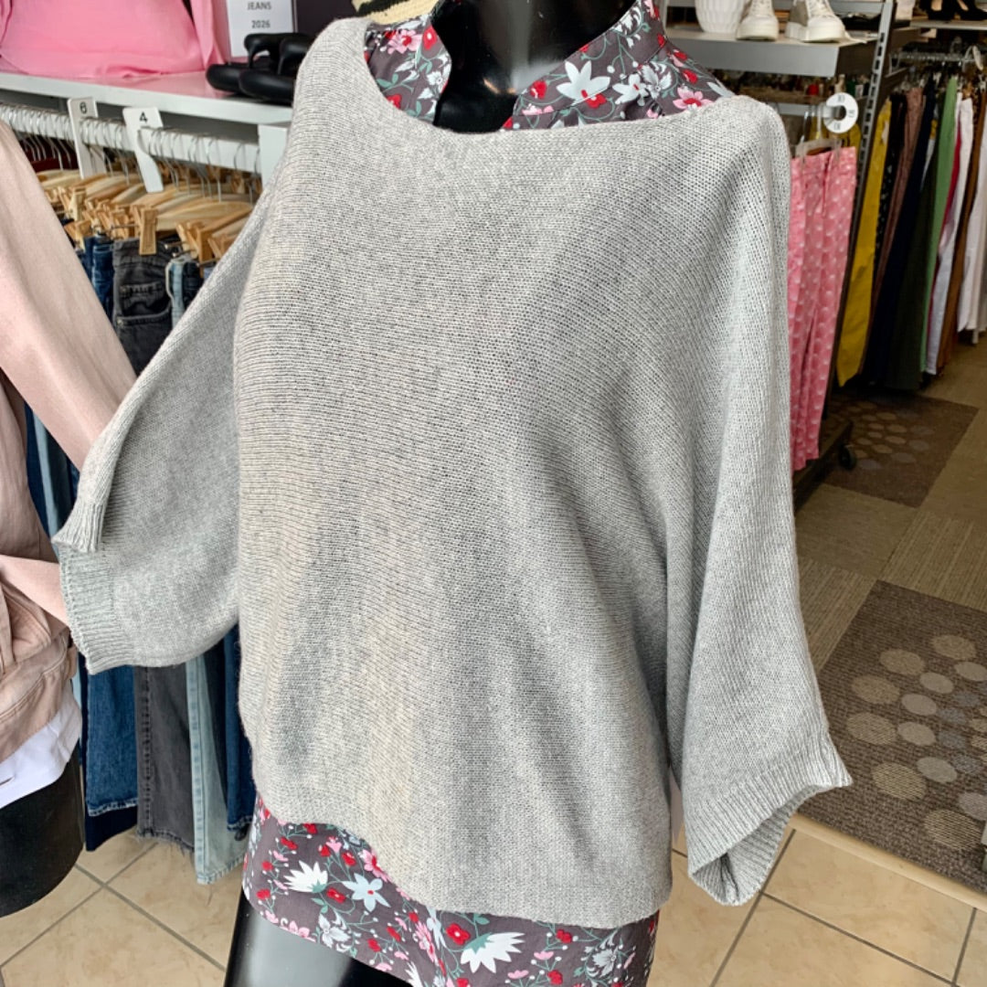 Cadenza, Sweaters, Large Grey