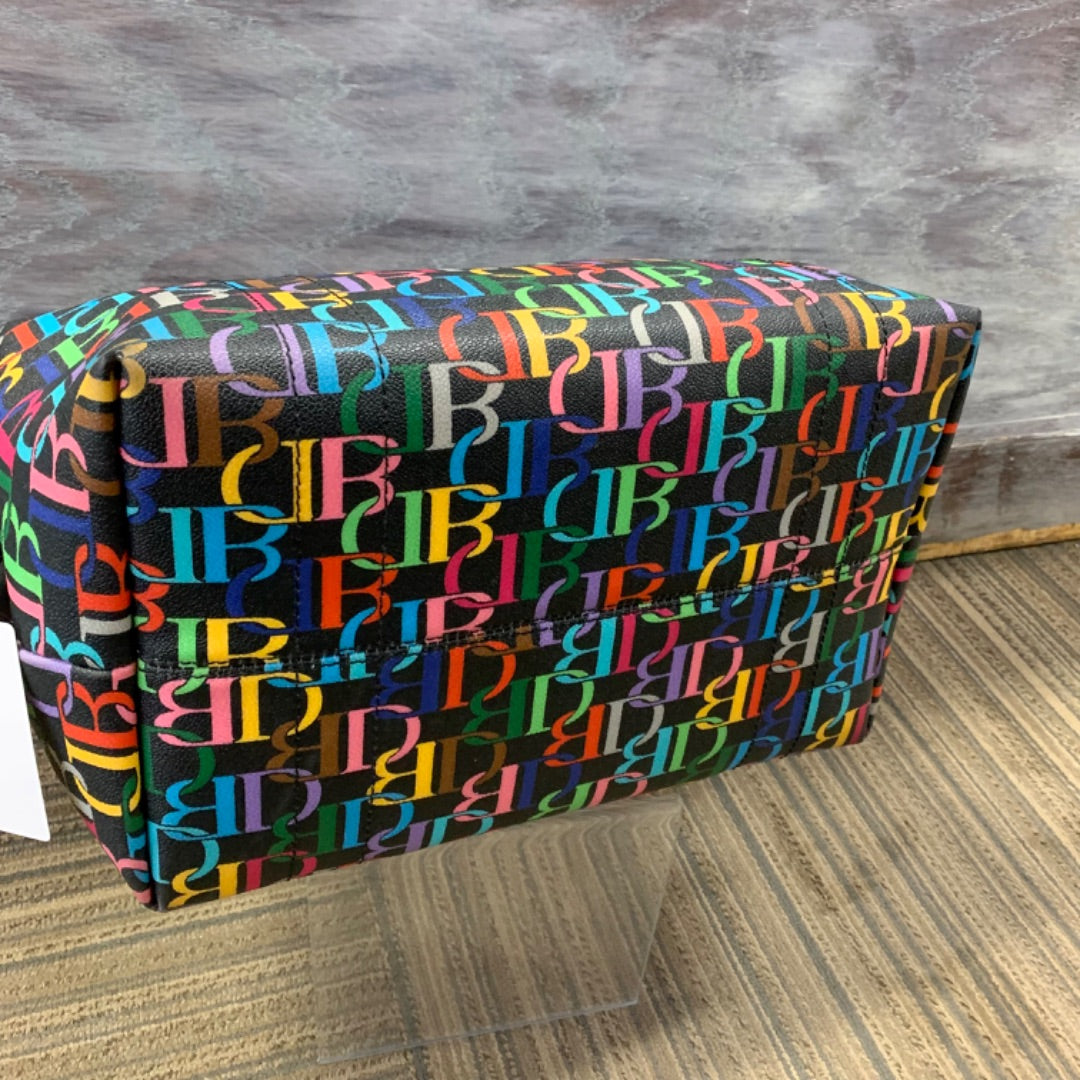 Dooney & Bourke, Purses/handbags, L 12" D 8" H 7" Multi on Black