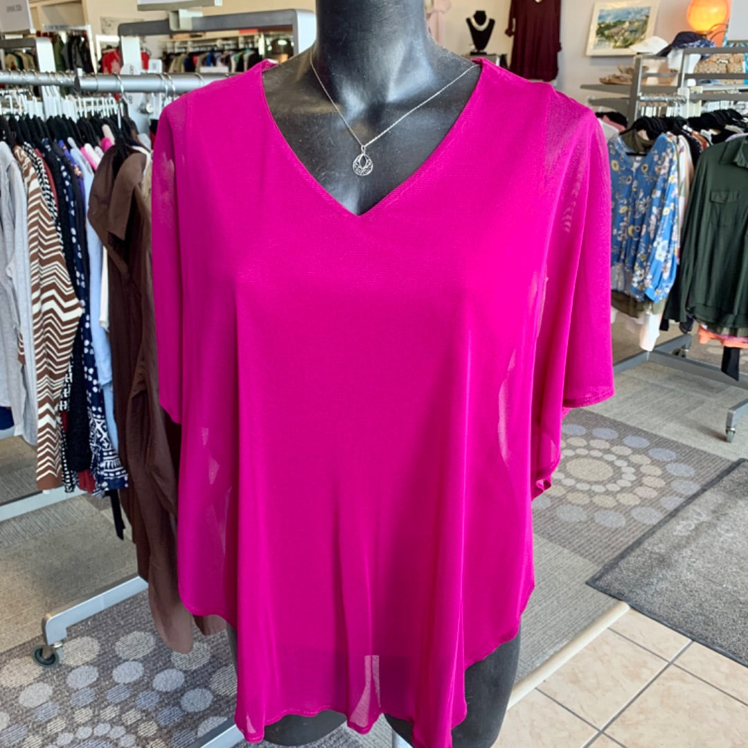 Cleo, Tops, XSmall Fuchsia