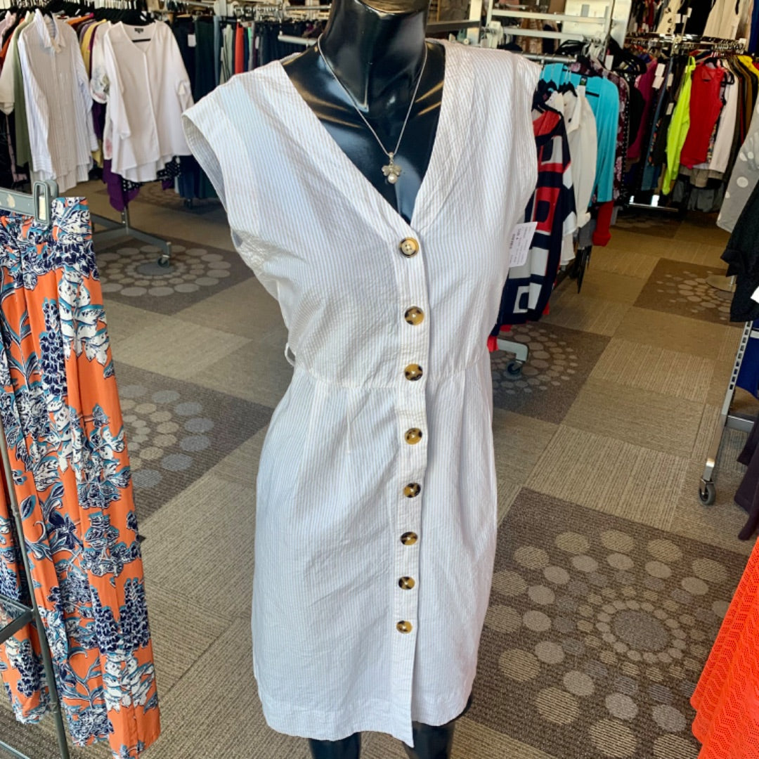 Mango, Dresses, Size 4 Beige White