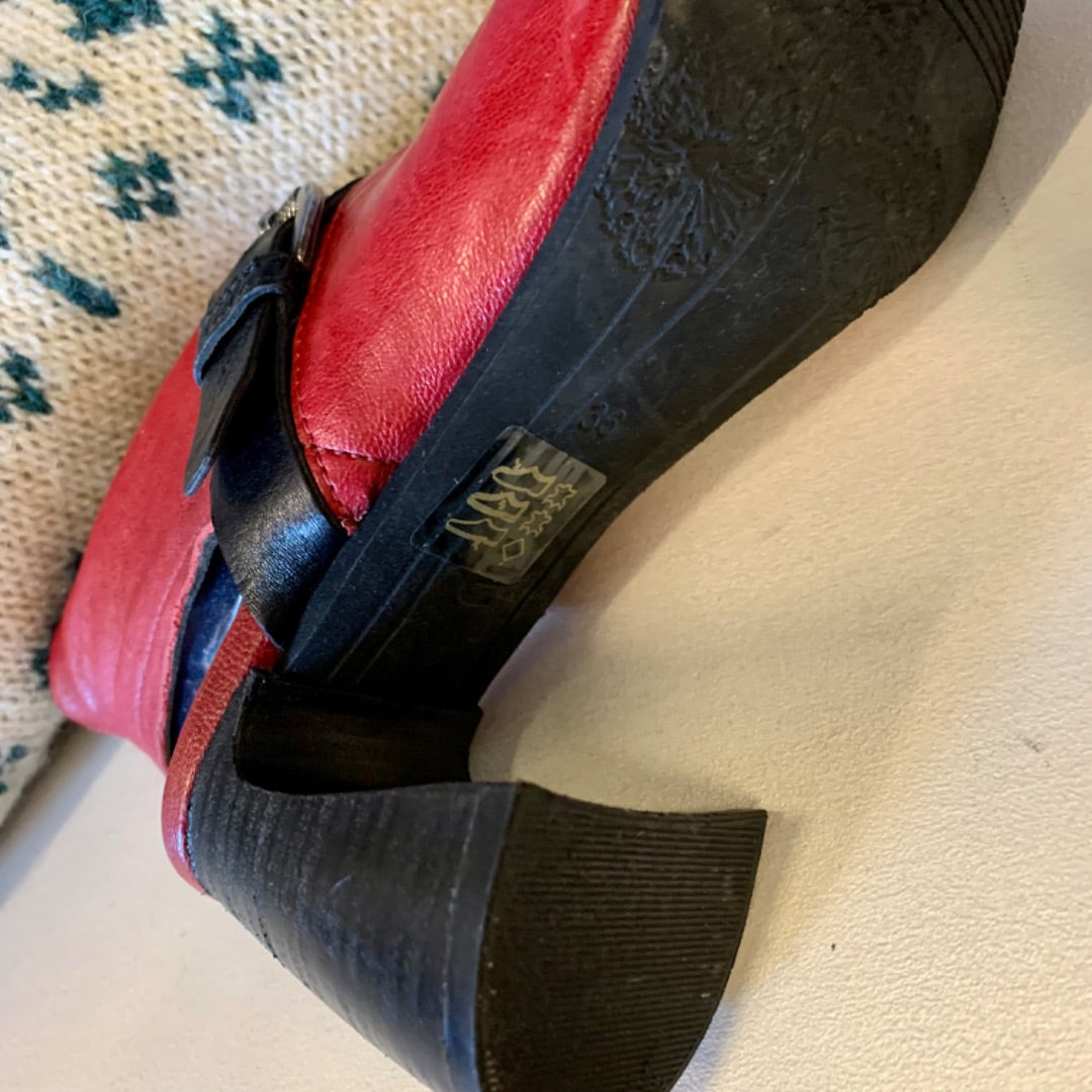 MJU’S heel, Size 36 (5.5), Red