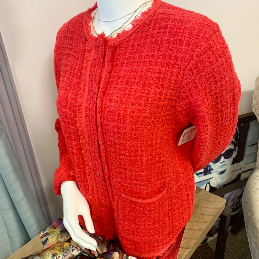 Olsen, Jackets, Large Red