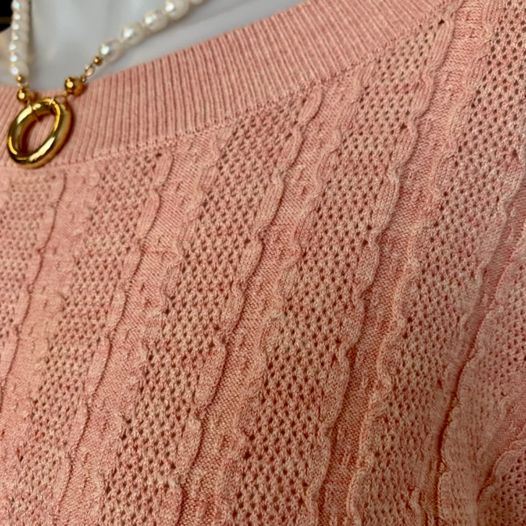 RW & Co, Tops, Large Peach