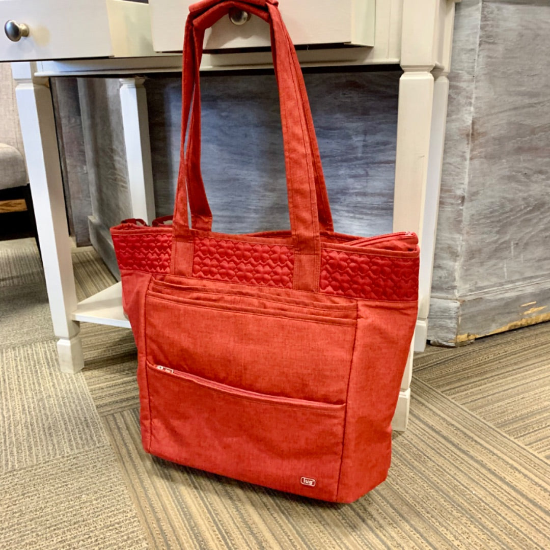 Lug Carry on tote, XLarge Red