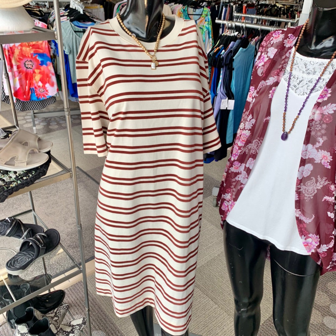 COS, Dresses, Large Cream Brown