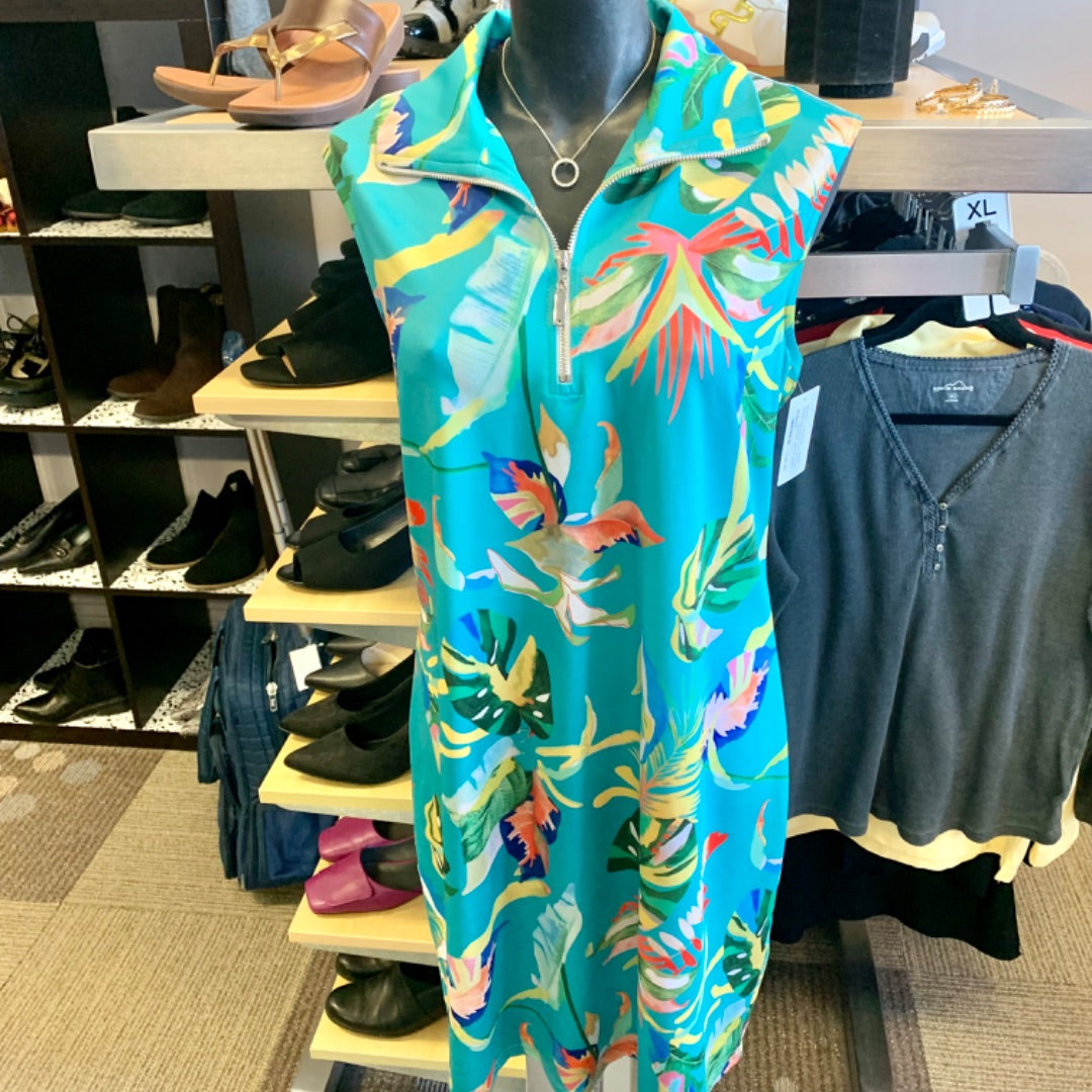 Tango Mango, Dresses, XLarge Teal Multi
